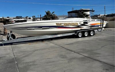 2001 38′ Scarab